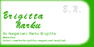 brigitta marku business card